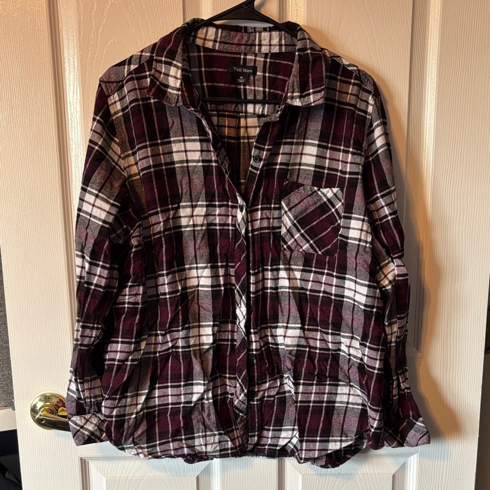 Maroon Flannel
